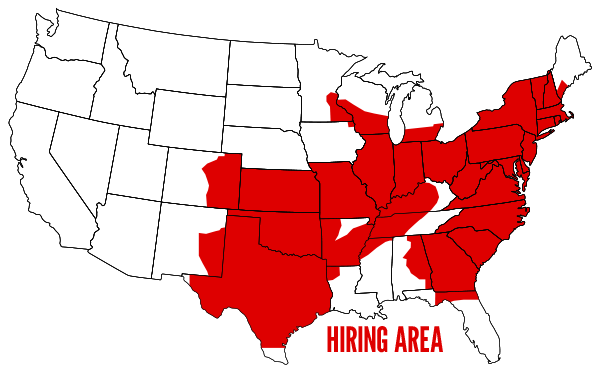 JS Helwig Hiring Map